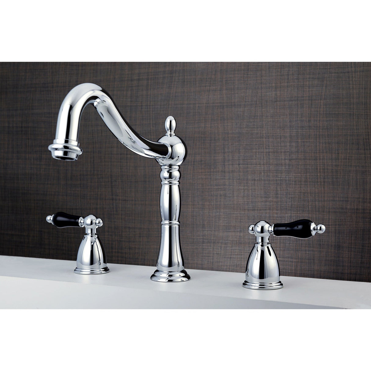 Duchess KS1341PKL Two-Handle 3-Hole Deck Mount Roman Tub Faucet, Polished Chrome