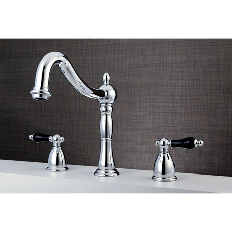 Duchess KS1341PKL Two-Handle 3-Hole Deck Mount Roman Tub Faucet, Polished Chrome