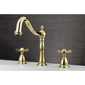 Essex KS1342BEX Two-Handle 3-Hole Deck Mount Roman Tub Faucet, Polished Brass
