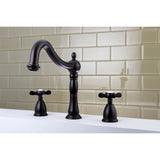 Essex KS1345BEX Two-Handle 3-Hole Deck Mount Roman Tub Faucet, Oil Rubbed Bronze