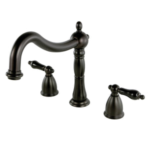Duchess KS1345PKL Two-Handle 3-Hole Deck Mount Roman Tub Faucet, Oil Rubbed Bronze