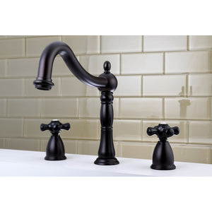 Duchess KS1345PKX Two-Handle 3-Hole Deck Mount Roman Tub Faucet, Oil Rubbed Bronze