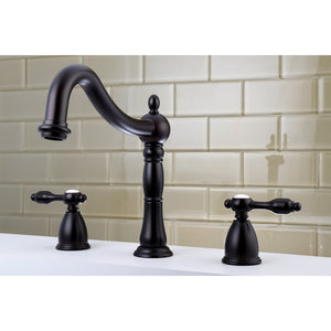 Tudor KS1345TAL Two-Handle 3-Hole Deck Mount Roman Tub Faucet, Oil Rubbed Bronze