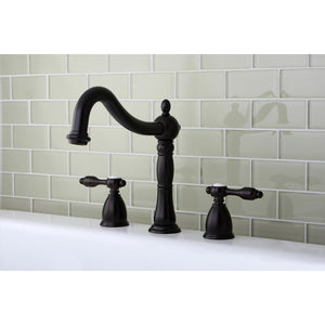 Tudor KS1345TAL Two-Handle 3-Hole Deck Mount Roman Tub Faucet, Oil Rubbed Bronze