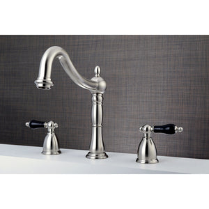 Duchess KS1348PKL Two-Handle 3-Hole Deck Mount Roman Tub Faucet, Brushed Nickel