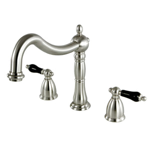 Duchess KS1348PKL Two-Handle 3-Hole Deck Mount Roman Tub Faucet, Brushed Nickel