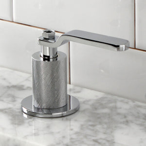 Whitaker KS1411KL Two-Handle 3-Hole Deck Mount Widespread Bathroom Faucet with Push Pop-Up, Polished Chrome