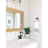 Heritage KS1430AX Two-Handle 1-or-3 Hole Deck Mount Bathroom Faucet with Brass Pop-Up, Matte Black