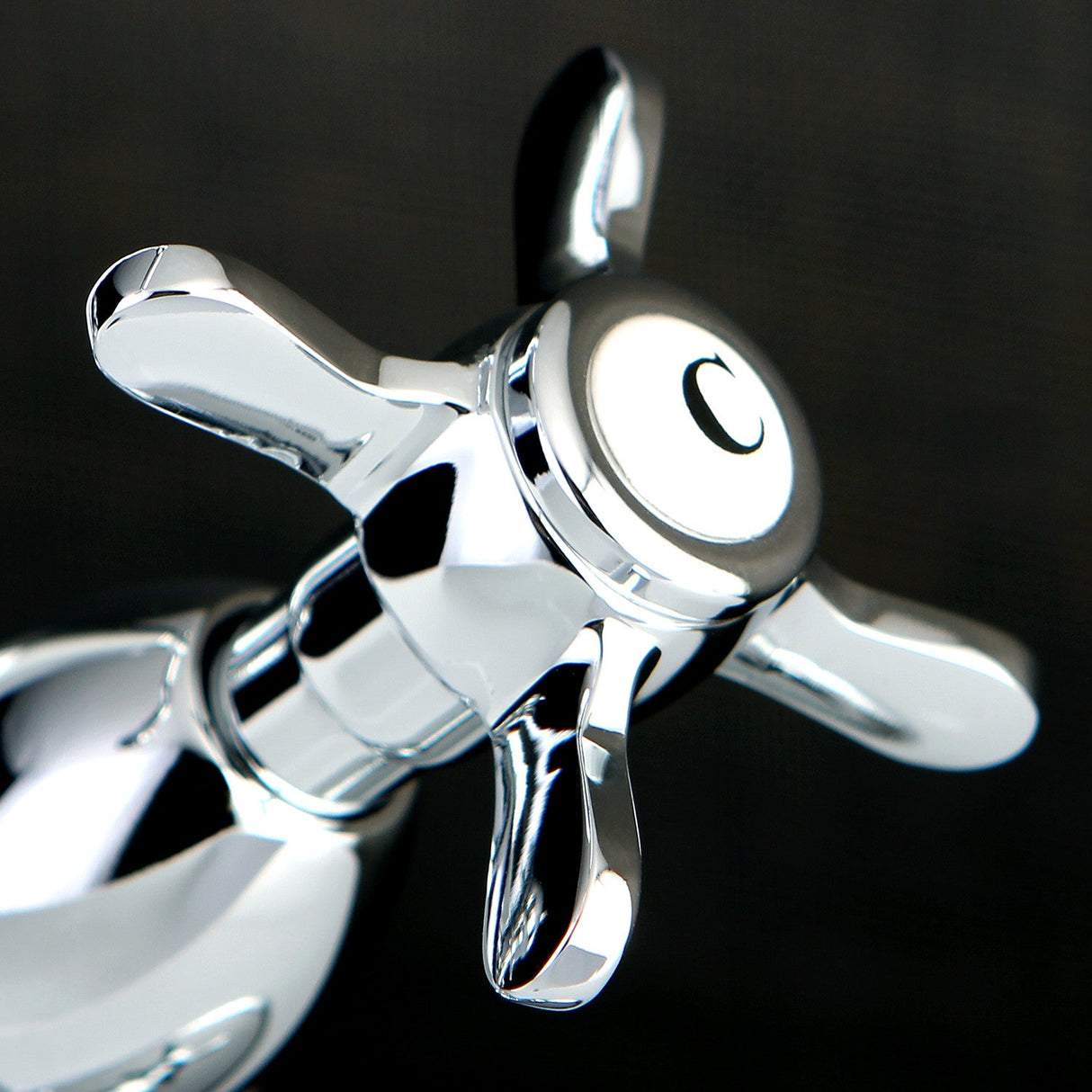 Essex KS1431BEX Two-Handle 1-or-3 Hole Deck Mount Bathroom Faucet with Brass Pop-Up, Polished Chrome