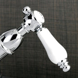 Bel-Air KS1431BPL Two-Handle 1-or-3 Hole Deck Mount Bathroom Faucet with Brass Pop-Up, Polished Chrome