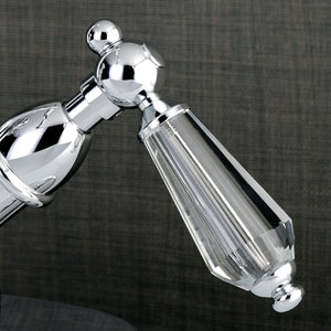Wilshire KS1431WLL Two-Handle 1-or-3 Hole Deck Mount Bathroom Faucet with Brass Pop-Up, Polished Chrome