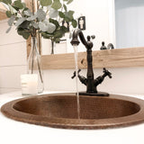Essex KS1435BEX Two-Handle 1-or-3 Hole Deck Mount Bathroom Faucet with Brass Pop-Up, Oil Rubbed Bronze