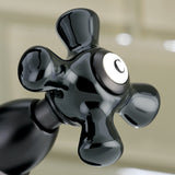 Duchess KS1435PKX Two-Handle 1-or-3 Hole Deck Mount Bathroom Faucet with Brass Pop-Up, Oil Rubbed Bronze