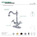 Essex KS1491BEX Two-Handle 1-or-3 Hole Deck Mount Vessel Faucet, Polished Chrome