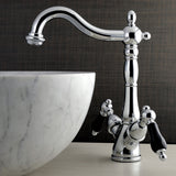 Duchess KS1491PKL Two-Handle 1-or-3 Hole Deck Mount Vessel Faucet, Polished Chrome