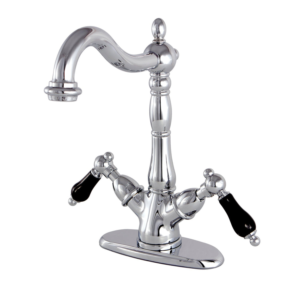 Duchess KS1491PKL Two-Handle 1-or-3 Hole Deck Mount Vessel Faucet, Polished Chrome