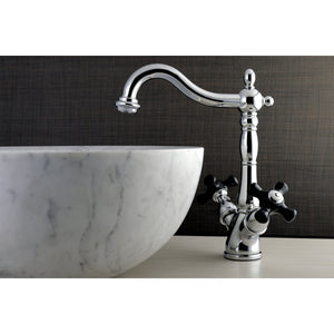 Duchess KS1491PKX Two-Handle 1-or-3 Hole Deck Mount Vessel Faucet, Polished Chrome
