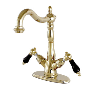 Duchess KS1492PKL Two-Handle 1-or-3 Hole Deck Mount Vessel Faucet, Polished Brass