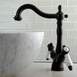 Bel-Air KS1495BPL Two-Handle 1-or-3 Hole Deck Mount Vessel Faucet, Oil Rubbed Bronze