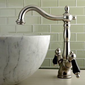 Duchess KS1498PKL Two-Handle 1-or-3 Hole Deck Mount Vessel Faucet, Brushed Nickel