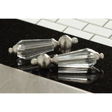 Wilshire KS1498WLL Two-Handle 1-or-3 Hole Deck Mount Vessel Faucet, Brushed Nickel