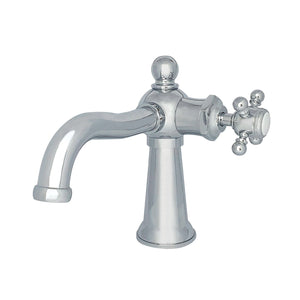 Nautical KS154BXCP Single-Handle 1-Hole Deck Mount Bathroom Faucet with Push Pop-Up, Polished Chrome