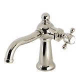 Nautical KS154BXPN Single-Handle 1-Hole Deck Mount Bathroom Faucet with Push Pop-Up, Polished Nickel