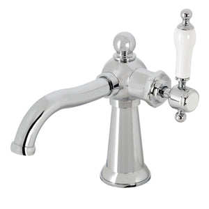 Nautical KS154KLCP Single-Handle 1-Hole Deck Mount Bathroom Faucet with Push Pop-Up, Polished Chrome