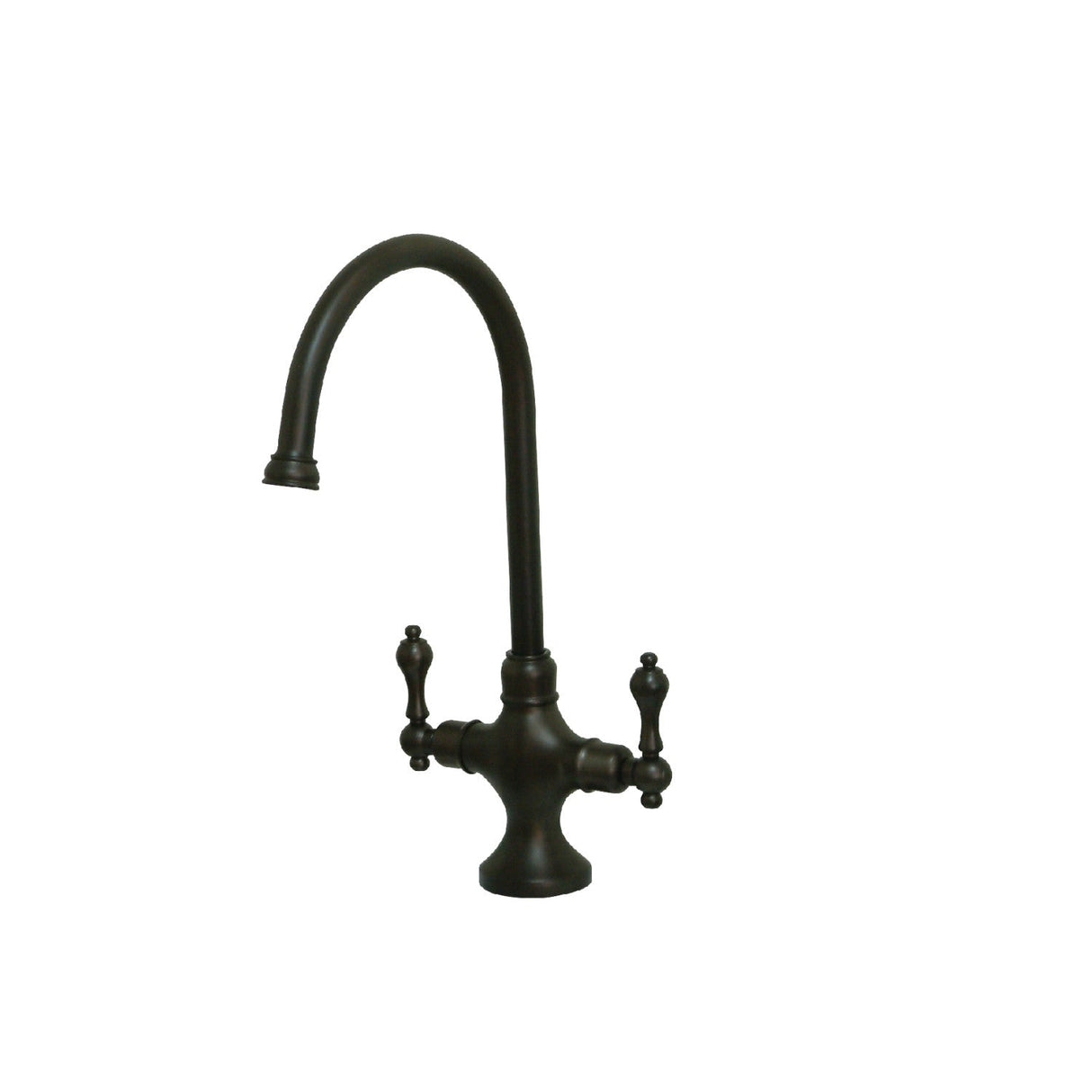 Vintage KS1765ALLS Two-Handle 1-Hole Deck Mount Kitchen Faucet, Oil Rubbed Bronze