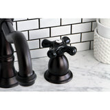 Duchess KS1975PKX Two-Handle 3-Hole Deck Mount Widespread Bathroom Faucet with Brass Pop-Up, Oil Rubbed Bronze