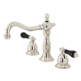 Duchess KS1976PKL Two-Handle 3-Hole Deck Mount Widespread Bathroom Faucet with Brass Pop-Up, Polished Nickel