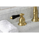 Duchess KS1977PKL Two-Handle 3-Hole Deck Mount Widespread Bathroom Faucet with Brass Pop-Up, Brushed Brass