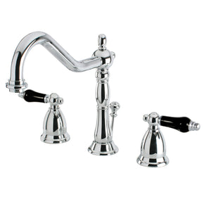 Duchess KS1991PKL Two-Handle 3-Hole Deck Mount Widespread Bathroom Faucet with Brass Pop-Up, Polished Chrome