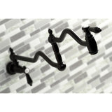 Heirloom KS2100BAL Two-Handle Pot Filler, Matte Black