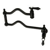Heirloom KS2100BAL Two-Handle Pot Filler, Matte Black