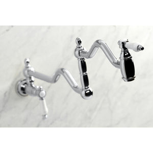 Bel-Air KS2101BPL Two-Handle Pot Filler, Polished Chrome
