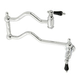 Duchess KS2101PKL Two-Handle Pot Filler, Polished Chrome
