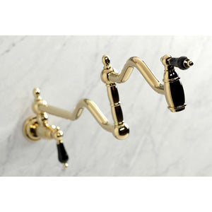 Duchess KS2102PKL Two-Handle Pot Filler, Polished Brass