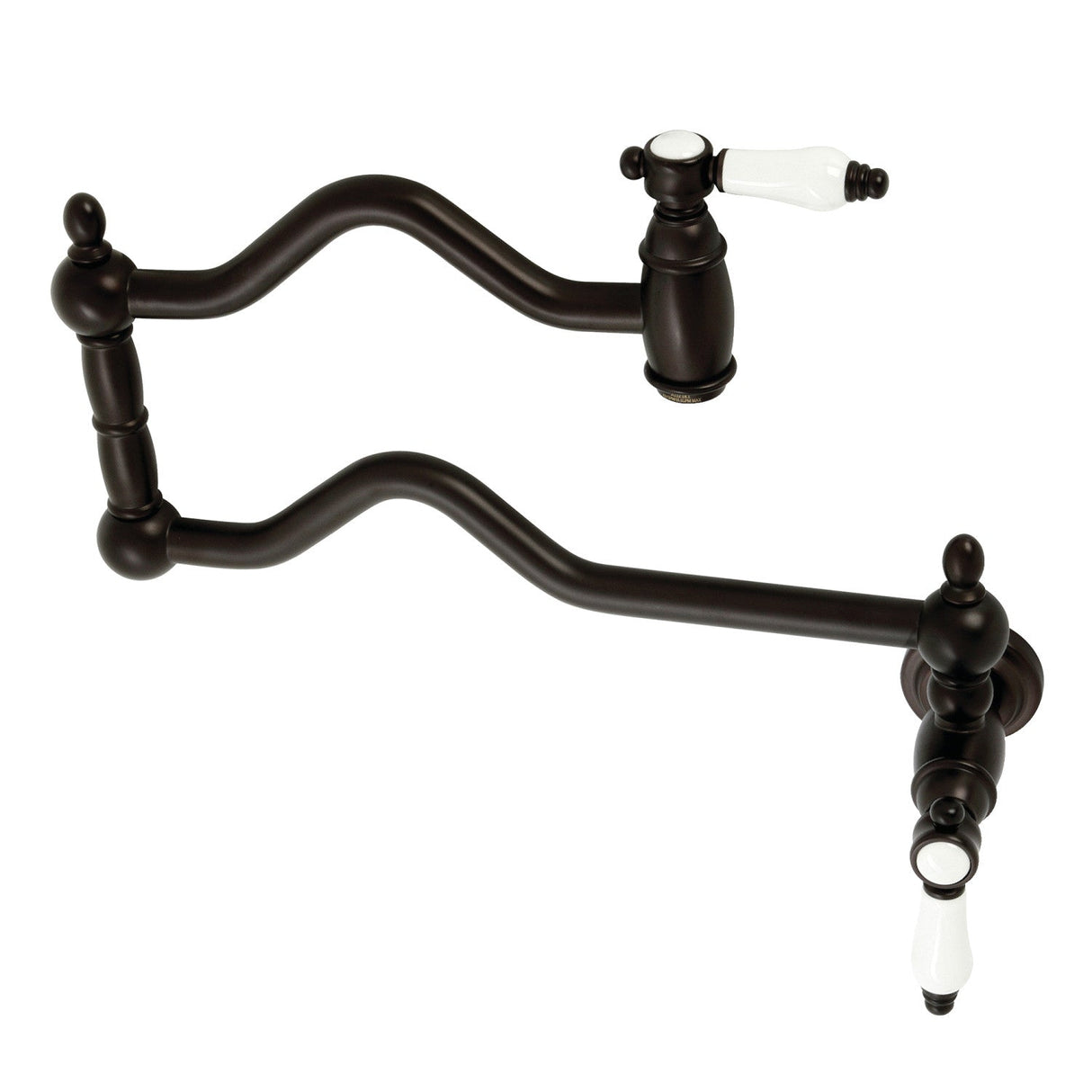 Bel-Air KS2105BPL Two-Handle Pot Filler, Oil Rubbed Bronze