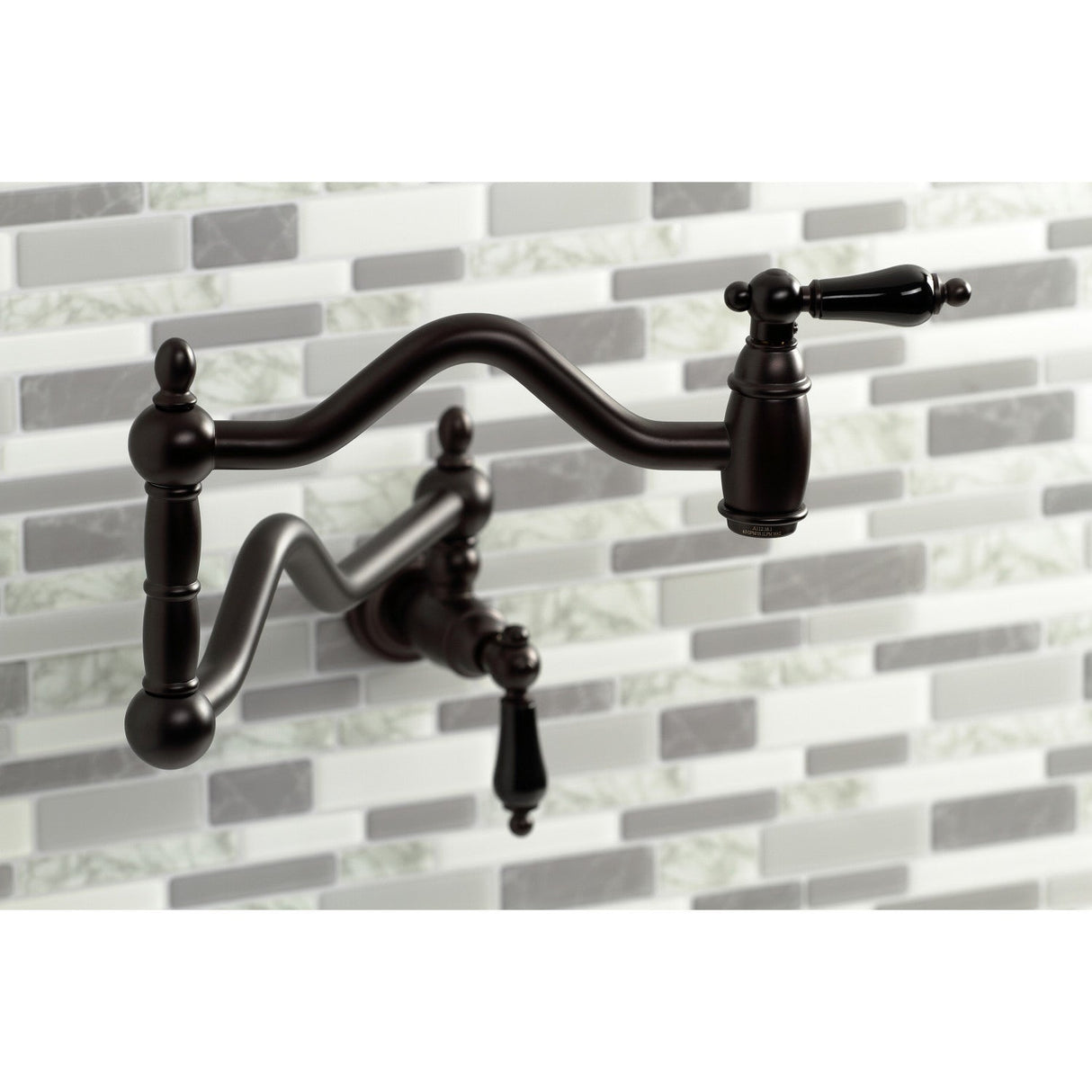 Duchess KS2105PKL Two-Handle Pot Filler, Oil Rubbed Bronze