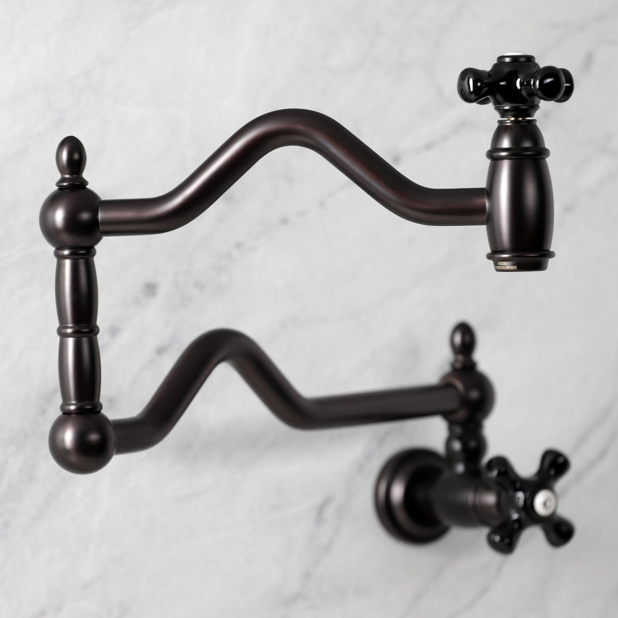 Duchess KS2105PKX Two-Handle Pot Filler, Oil Rubbed Bronze