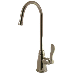 NuWave French KS2198NFL Single-Handle 1-Hole Deck Mount Water Filtration Faucet, Brushed Nickel