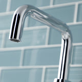 Constantine KS2261DX Two-Handle 1-Hole Deck Mount Bathroom Faucet with Push Pop-Up, Polished Chrome