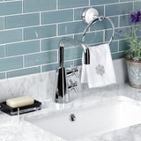 Constantine KS2261DX Two-Handle 1-Hole Deck Mount Bathroom Faucet with Push Pop-Up, Polished Chrome