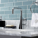 Constantine KS2261DX Two-Handle 1-Hole Deck Mount Bathroom Faucet with Push Pop-Up, Polished Chrome