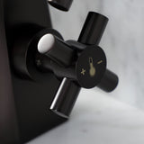 Constantine KS2265DX Two-Handle 1-Hole Deck Mount Bathroom Faucet with Push Pop-Up, Oil Rubbed Bronze