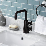 Constantine KS2265DX Two-Handle 1-Hole Deck Mount Bathroom Faucet with Push Pop-Up, Oil Rubbed Bronze