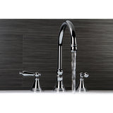 Roman KS2341AL Two-Handle 3-Hole Deck Mount Roman Tub Faucet, Polished Chrome