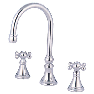 Roman KS2341KX Two-Handle 3-Hole Deck Mount Roman Tub Faucet, Polished Chrome