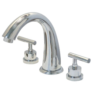 Manhattan KS2361CML Two-Handle 3-Hole Deck Mount Roman Tub Faucet, Polished Chrome